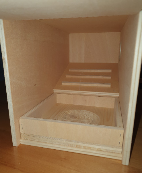 Papagei-Großsittichablaufnistkasten