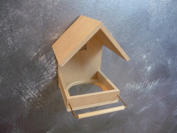 Waldvogelnest Kapellchen mit Anflugstange Drahtnest