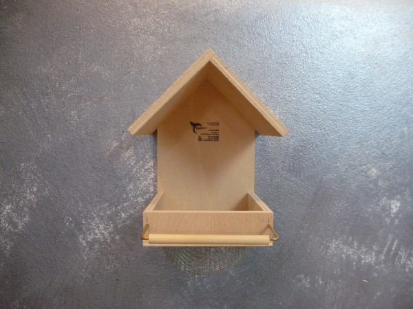 Waldvogelnest Kapellchen mit Anflugstange Drahtnest